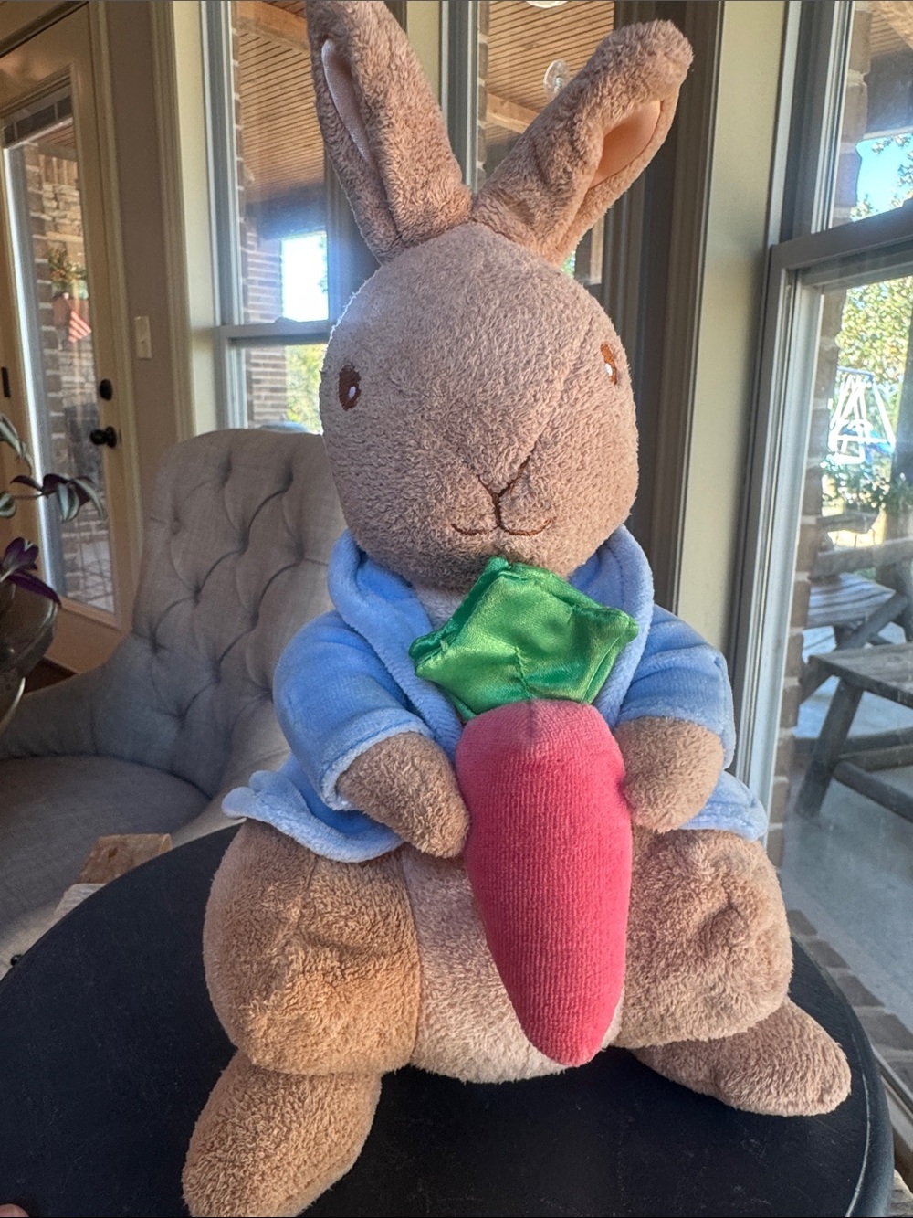 2001 Vintage Beatrix Potter Music Pull Plush Toy
